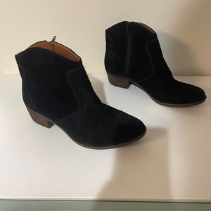 Lucky Women's Lk-Belia Ankle Bootie, Black, 10 M US